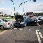 17.09.2020. Kielce. Wypadek na Alei Solidarności / Wiktor Taszłow / Radio Kielce