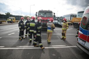 17.09.2020. Kielce. Wypadek na Alei Solidarności / Wiktor Taszłow / Radio Kielce