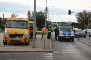 17.09.2020. Kielce. Wypadek na Alei Solidarności / Wiktor Taszłow / Radio Kielce