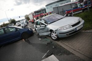 17.09.2020. Kielce. Wypadek na Alei Solidarności / Wiktor Taszłow / Radio Kielce