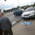 17.09.2020. Kielce. Wypadek na Alei Solidarności / Wiktor Taszłow / Radio Kielce