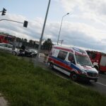 17.09.2020. Kielce. Wypadek na Alei Solidarności / Wiktor Taszłow / Radio Kielce