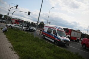 17.09.2020. Kielce. Wypadek na Alei Solidarności / Wiktor Taszłow / Radio Kielce