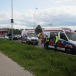 17.09.2020. Kielce. Wypadek na Alei Solidarności / Wiktor Taszłow / Radio Kielce