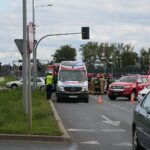 17.09.2020. Kielce. Wypadek na Alei Solidarności / Wiktor Taszłow / Radio Kielce