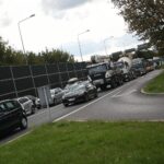 17.09.2020. Kielce. Wypadek na Alei Solidarności / Wiktor Taszłow / Radio Kielce