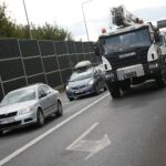 17.09.2020. Kielce. Wypadek na Alei Solidarności / Wiktor Taszłow / Radio Kielce