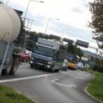 17.09.2020. Kielce. Wypadek na Alei Solidarności / Wiktor Taszłow / Radio Kielce