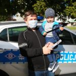 18.09.2020. Kielce. Rozdawanie odblasków / Wiktor Taszłow / Radio Kielce