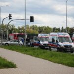 17.09.2020. Kielce. Wypadek na Alei Solidarności / Wiktor Taszłow / Radio Kielce