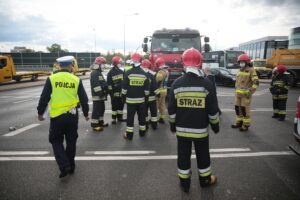 17.09.2020. Kielce. Wypadek na Alei Solidarności / Wiktor Taszłow / Radio Kielce