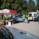 18.09.2020. Kielce. Rozdawanie odblasków / Wiktor Taszłow / Radio Kielce