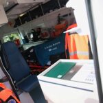 18.09.2020. Kielce. Rozdawanie odblasków / Wiktor Taszłow / Radio Kielce