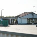 21.09.2020. Kielce. Sprzątanie terenu po pożarze Lidla / Wiktor Taszłow / Radio Kielce