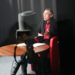 21.09.2020. Kielce. Pierwszy wykład w ramach Uniwersytetu Otwartego UJK. Na zdjęciu: prof. Marek Ruszkowski / Wiktor Taszłow / Radio Kielce