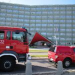 21.09.2020. Kielce. Akcja ewakuacyjna w Urzędzie Wojewódzkim w Kielcach / Wiktor Taszłow / Radio Kielce