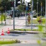 21.09.2020. Kielce. Akcja ewakuacyjna w Urzędzie Wojewódzkim w Kielcach / Wiktor Taszłow / Radio Kielce