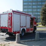 21.09.2020. Kielce. Akcja ewakuacyjna w Urzędzie Wojewódzkim w Kielcach / Wiktor Taszłow / Radio Kielce