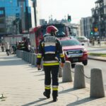 21.09.2020. Kielce. Akcja ewakuacyjna w Urzędzie Wojewódzkim w Kielcach / Wiktor Taszłow / Radio Kielce