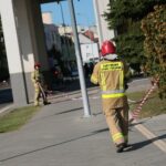 21.09.2020. Kielce. Akcja ewakuacyjna w Urzędzie Wojewódzkim w Kielcach / Wiktor Taszłow / Radio Kielce