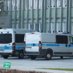 21.09.2020. Kielce. Akcja ewakuacyjna w Urzędzie Wojewódzkim w Kielcach / Wiktor Taszłow / Radio Kielce