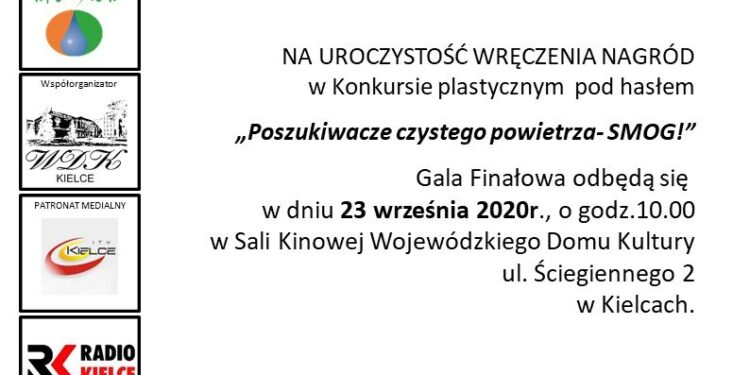 Konkurs „Poszukiwacze czystego powietrza – SMOG” - Radio Kielce