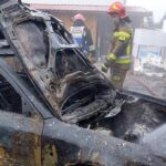 24.10.2020. Wincentów, pożar garażu / KP PSP w Końskich