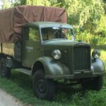 Końskie. Kolekcja zabytkowych samochodów Adama Kwiela. Na zdjęciu: 1942 Borgward L1400 / archiwum Adam Kwiel