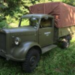 Końskie. Kolekcja zabytkowych samochodów Adama Kwiela. Na zdjęciu: 1942 Borgward L1400 / archiwum Adam Kwiel