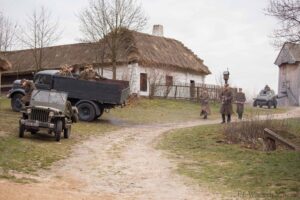 Końskie. Kolekcja zabytkowych samochodów Adama Kwiela. Na zdjęciu: 1943 willys mb / archiwum Adam Kwiel