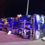 24.10.2020. Jędrzejów. Wypadek na obwodnicy Jędrzejowa / KPP w Jędrzejowie