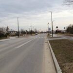 11.10.2020 Chęciny. Ścieżka rowerowa wzdłuż alei Piłsudskiego / gmina Chęciny