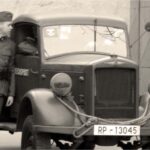 Końskie. Kolekcja zabytkowych samochodów Adama Kwiela. Na zdjęciu: 1942 Borgward L1400 / archiwum Adam Kwiel