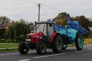 07.10.2020. Protest rolników na drodze krajowej nr 9 / Emilia Sitarska / Radio Kielce