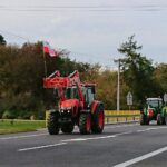 07.10.2020. Protest rolników na drodze krajowej nr 9 / Emilia Sitarska / Radio Kielce