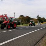 07.10.2020. Protest rolników na drodze krajowej nr 9 / Emilia Sitarska / Radio Kielce