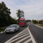 07.10.2020. Protest rolników na drodze krajowej nr 9 / Emilia Sitarska / Radio Kielce