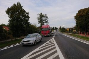 07.10.2020. Protest rolników na drodze krajowej nr 9 / Emilia Sitarska / Radio Kielce