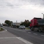 07.10.2020. Protest rolników na drodze krajowej nr 9 / Emilia Sitarska / Radio Kielce