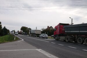 07.10.2020. Protest rolników na drodze krajowej nr 9 / Emilia Sitarska / Radio Kielce