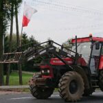 07.10.2020. Protest rolników na drodze krajowej nr 9 / Emilia Sitarska / Radio Kielce