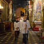 22.10.2020 Sandomierz. Modlitwa za zmarłych prałatów i kanoników kapituły w Sandomierzu / ks Wojciech Kania