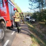 04.10.2020. Nowy Kazanów. Wypadek / Magdalena Galas-Klusek / Radio Kielce