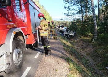 04.10.2020. Nowy Kazanów. Wypadek / Magdalena Galas-Klusek / Radio Kielce