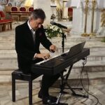 05.10.2020 Starachowice. XXXI Międzynarodowe Dni Muzyki Organowej i Kameralnej im. S. Ratusińskiego. Na zdj. Maciej Miecznikowski / Anna Głąb / Radio Kielce