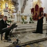 05.10.2020 Starachowice. XXXI Międzynarodowe Dni Muzyki Organowej i Kameralnej im. S. Ratusińskiego. Na zdjęciu od prawej: Alicja Węgorzewska, Robert Grudzień / Anna Głąb / Radio Kielce