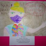 31.10.2020 Sandomierz. Prace, które wpłynęły na konkurs plastyczny organizowany przez Sandomierski Klub Amazonek / Grażyna Szlęzak-Wójcik / Radio Kielce