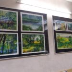 10.10.2020. Jędrzejów. Wystawa prac malarskich / Ewa Pociejowska-Gawęda / Radio Kielce