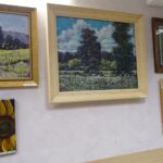 10.10.2020. Jędrzejów. Wystawa prac malarskich / Ewa Pociejowska-Gawęda / Radio Kielce