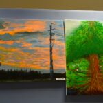 10.10.2020. Jędrzejów. Wystawa prac malarskich / Ewa Pociejowska-Gawęda / Radio Kielce